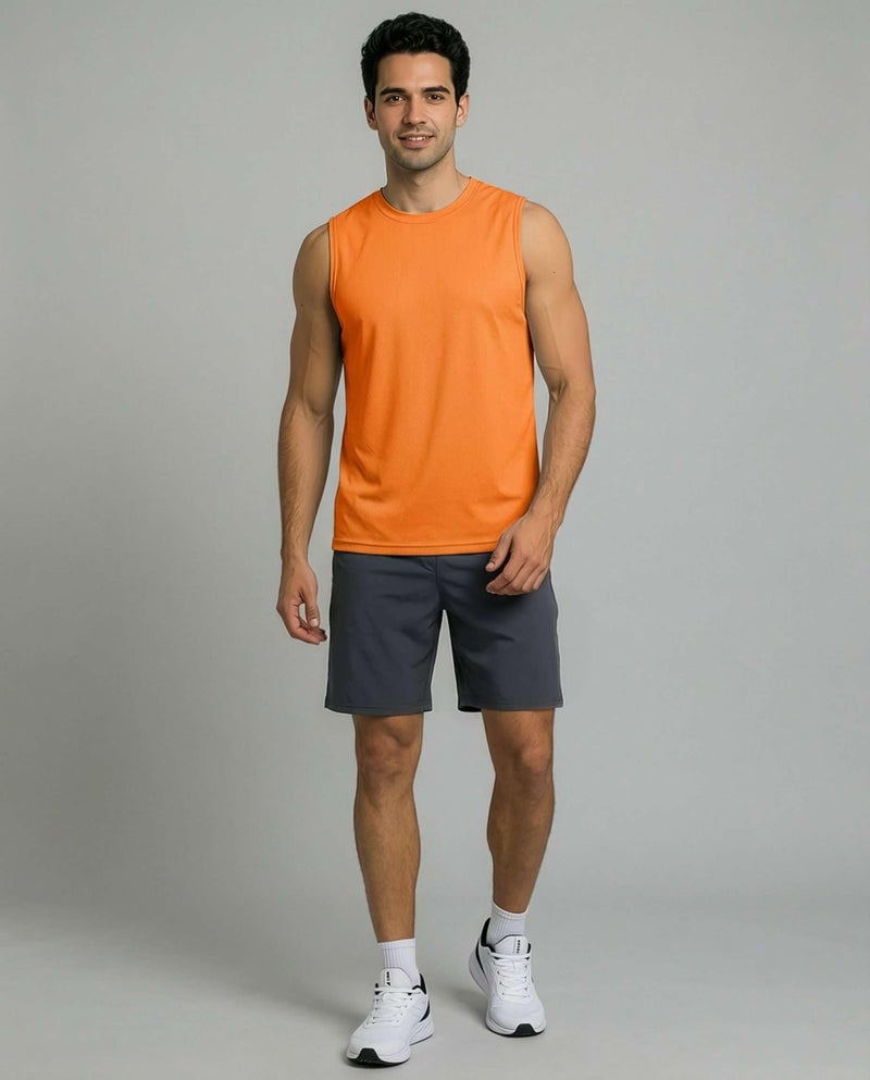REALESSENTIALS Real Essentials 5 Pack: Men's Mesh Active Athletic Tech Tank Top - Workout & Training Activewear (Available in Big & Tall),Set 7-XL - Image 4